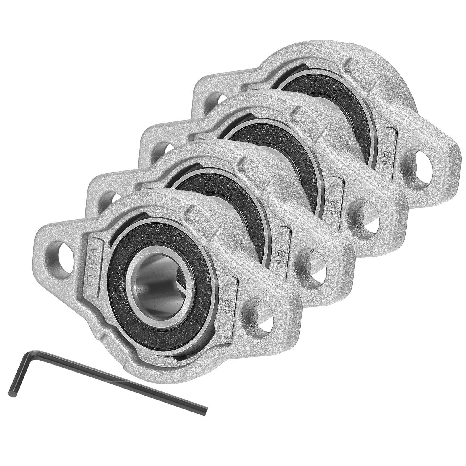 uxcell ** ピロー ブロック ベアリング 15/32 インチ (12 mm) ボア