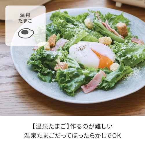  recolte レコルト エッグ＆ボイルクッカー ゆで卵メーカー サラダチキンメーカー 自動 おしゃれ 低温調理 レトルト湯せん 半熟 固ゆで 温泉たまご エッグスチーマー 1回で1? モカブラウン REB-1 po 調味料入れ キッチン小物 その他 キッチン 食器