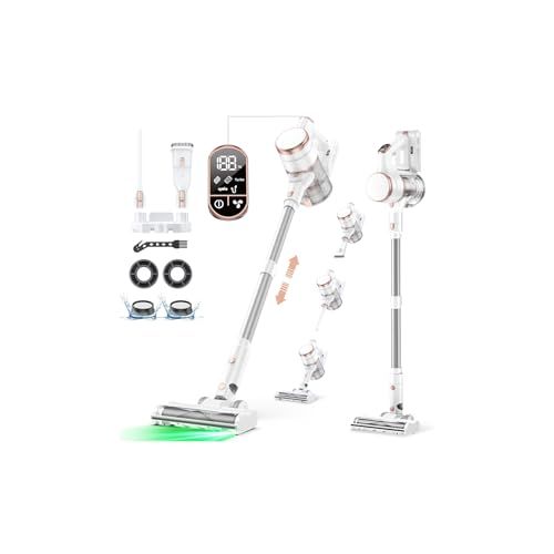 掃除機 コードレス【2026衝撃的デビュー・95Kpa超強力吸引・グリーン