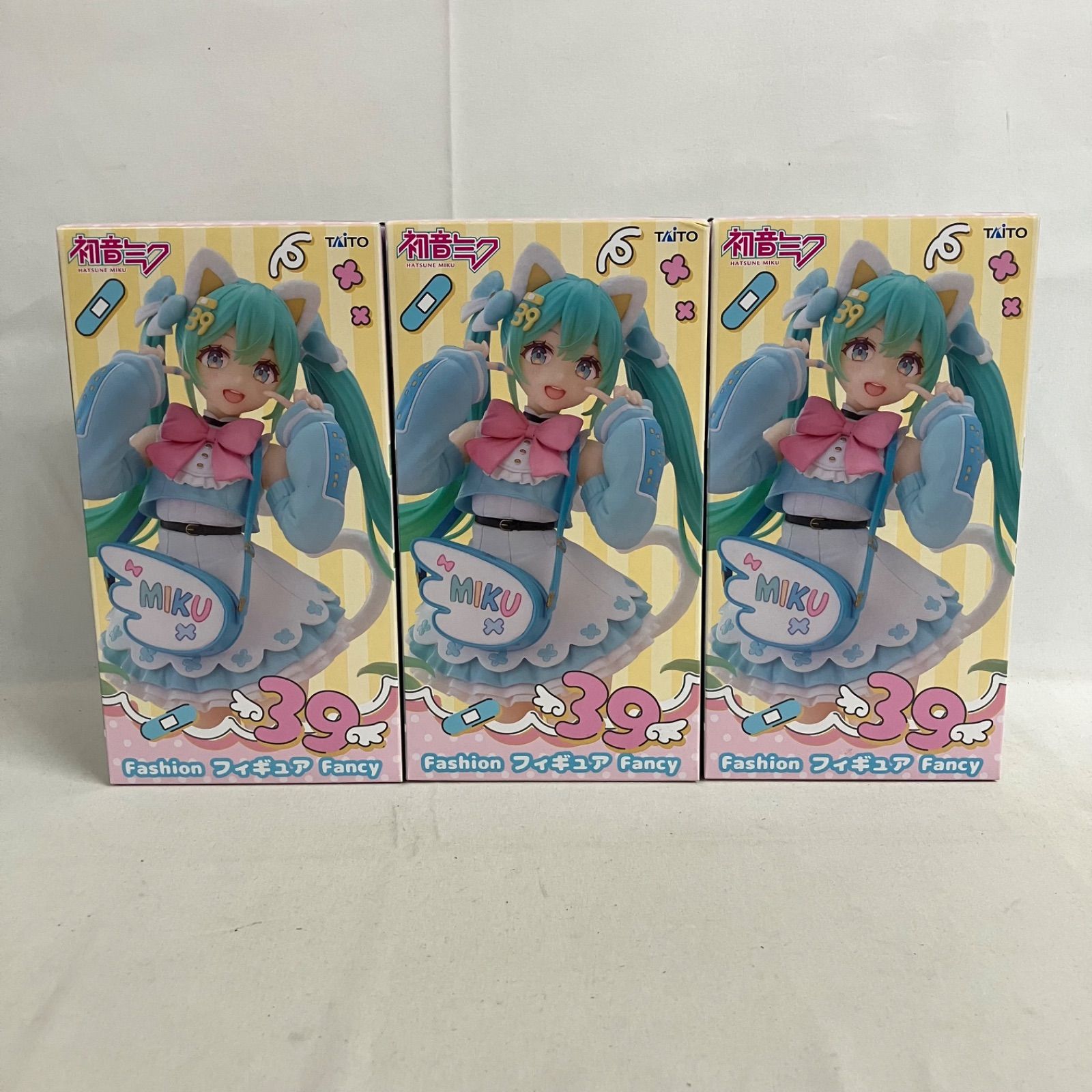 未開封 初音ミク Fashion フィギュア Fancy 3個セット SF2053 c107