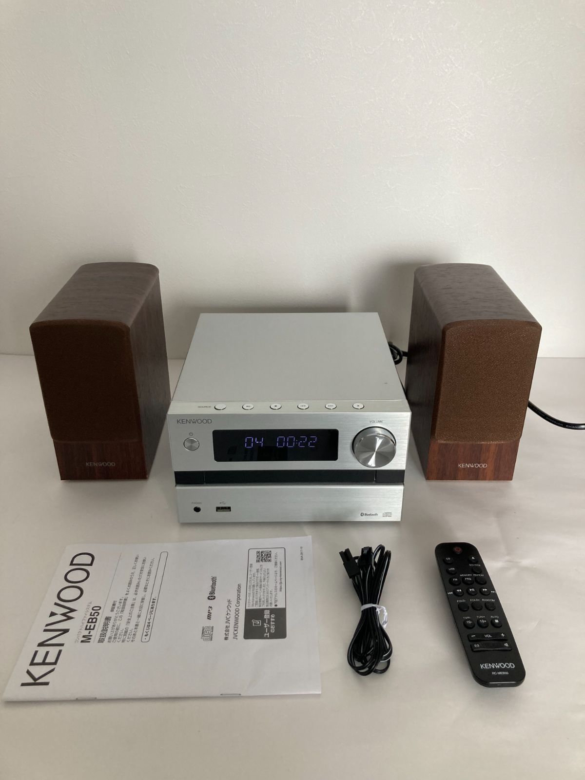 コンポ JVC ケンウッド M-EB50-S Bluetooth対応 コンパクト KENWOOD/CD