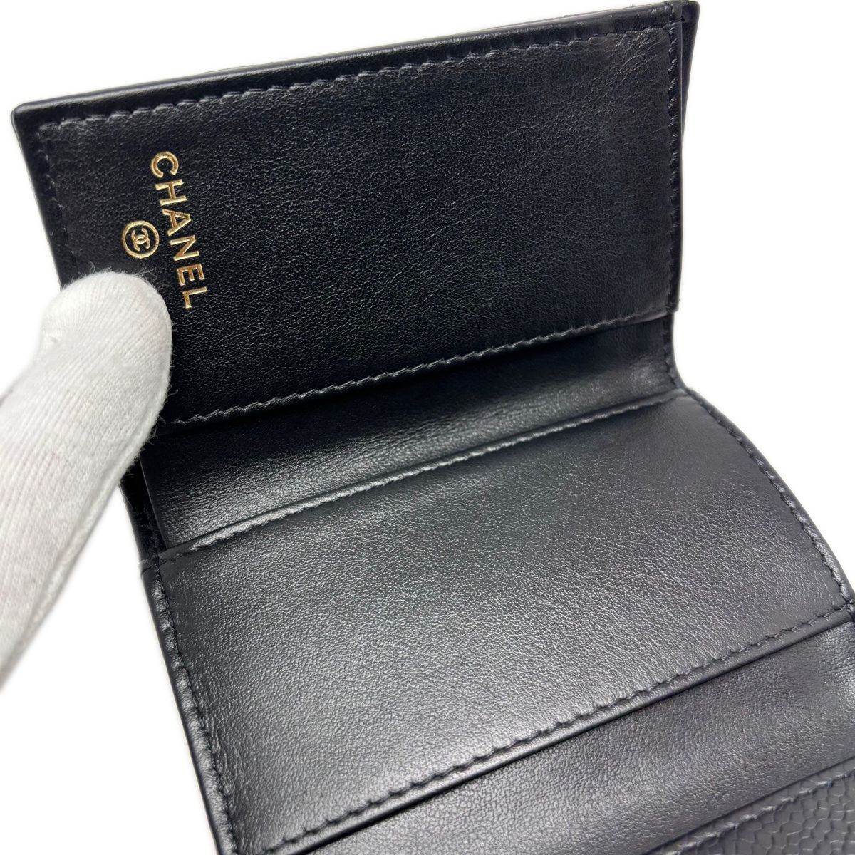 中古】 シャネル 財布 三つ折り レディース ボーイシャネル マトラッセ