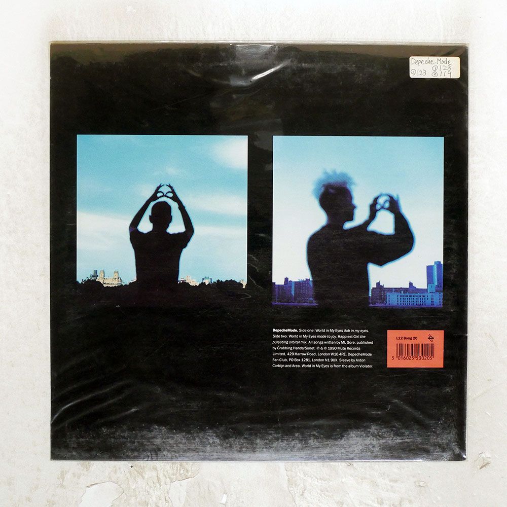 UK盤 DEPECHE MODE|WORLD IN MY EYES|MUTE 12