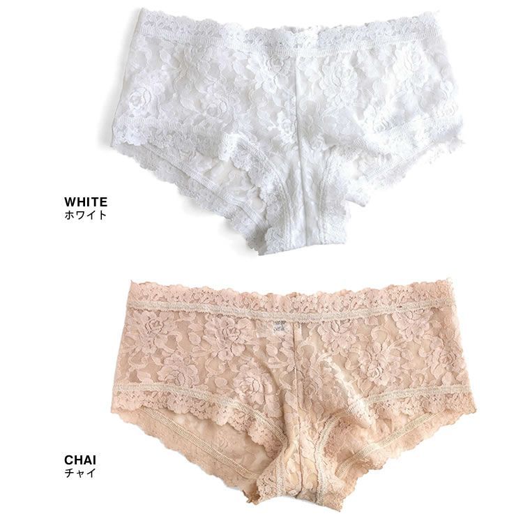 雑誌掲載商品｜ハンキーパンキーオンラインショップ [ハンキーパンキー] ボーイショーツ シグニチャーレース 総レース ショーツ レディース H4812 XS 7.リンジーピンク