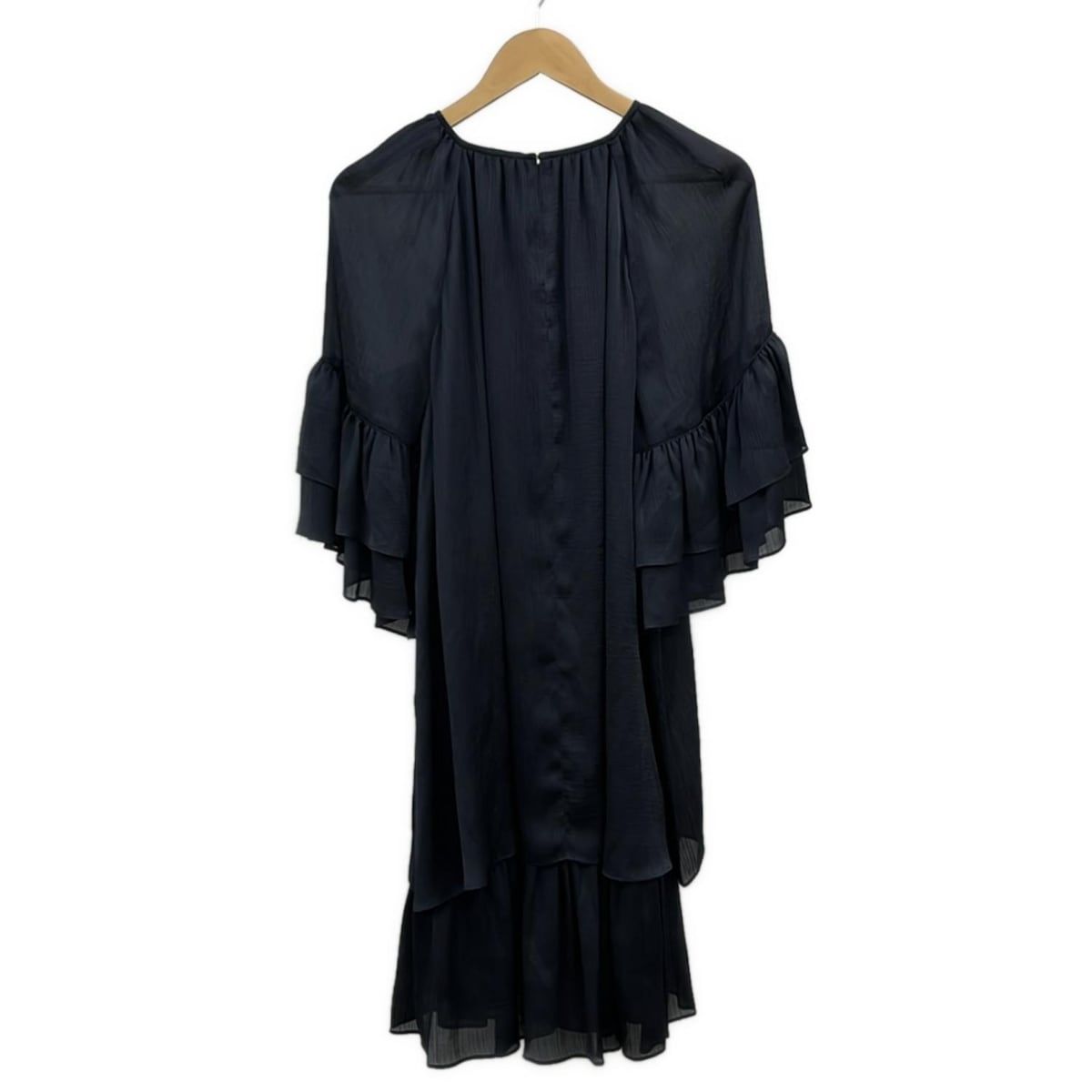 【Rene ルネ】美品38サイズ ネイビーワンピース Rene ルネ】美品38サイズ ネイビーワンピース 【公式通販】