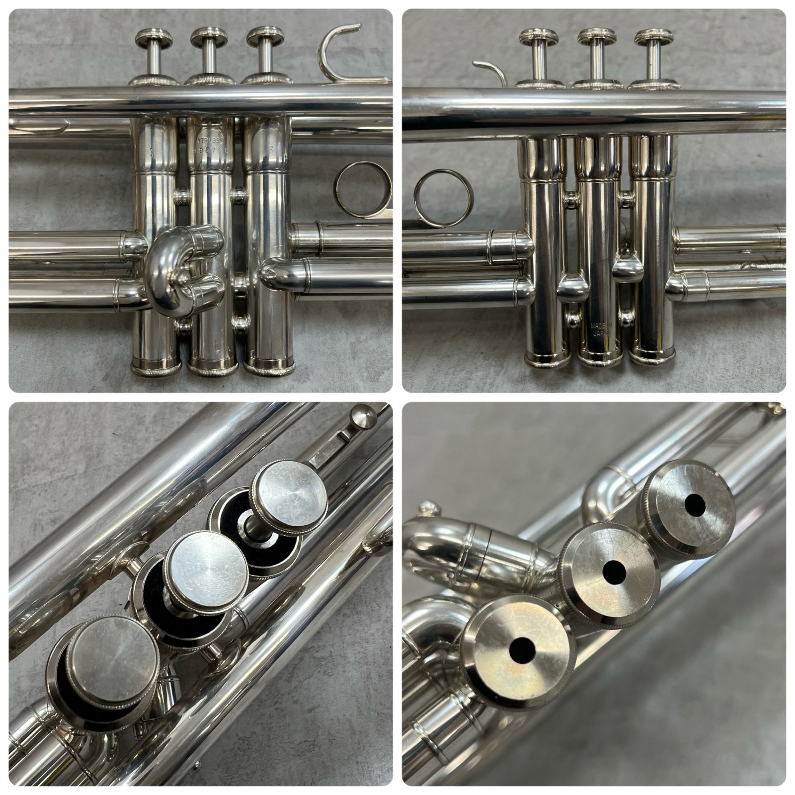 ヤマハ B♭トランペット YTR-1335S イエローブラス 銀メッキ シルバー