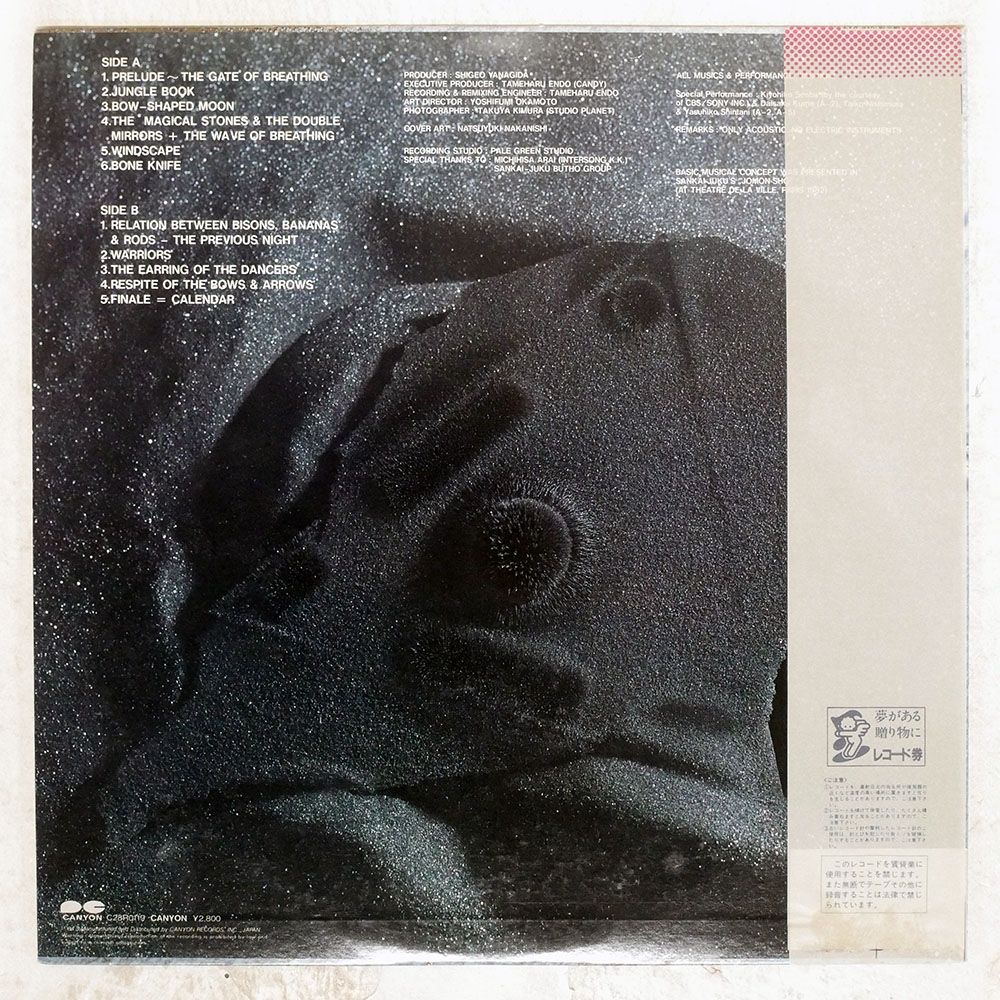 盤 YAS-KAZ|JOMON SHO|CANYON LP