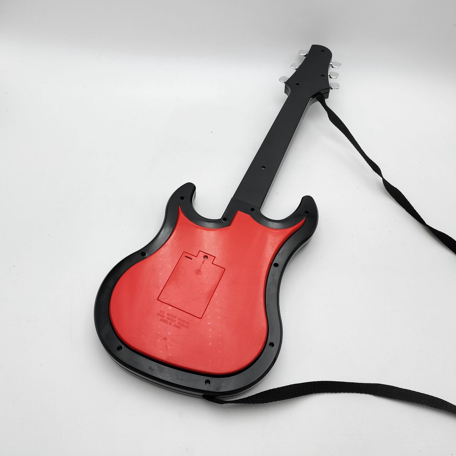 ジャンク品】鳴る！キッズ用 エレキギター 全長58cm おもちゃ HOT ROCK
