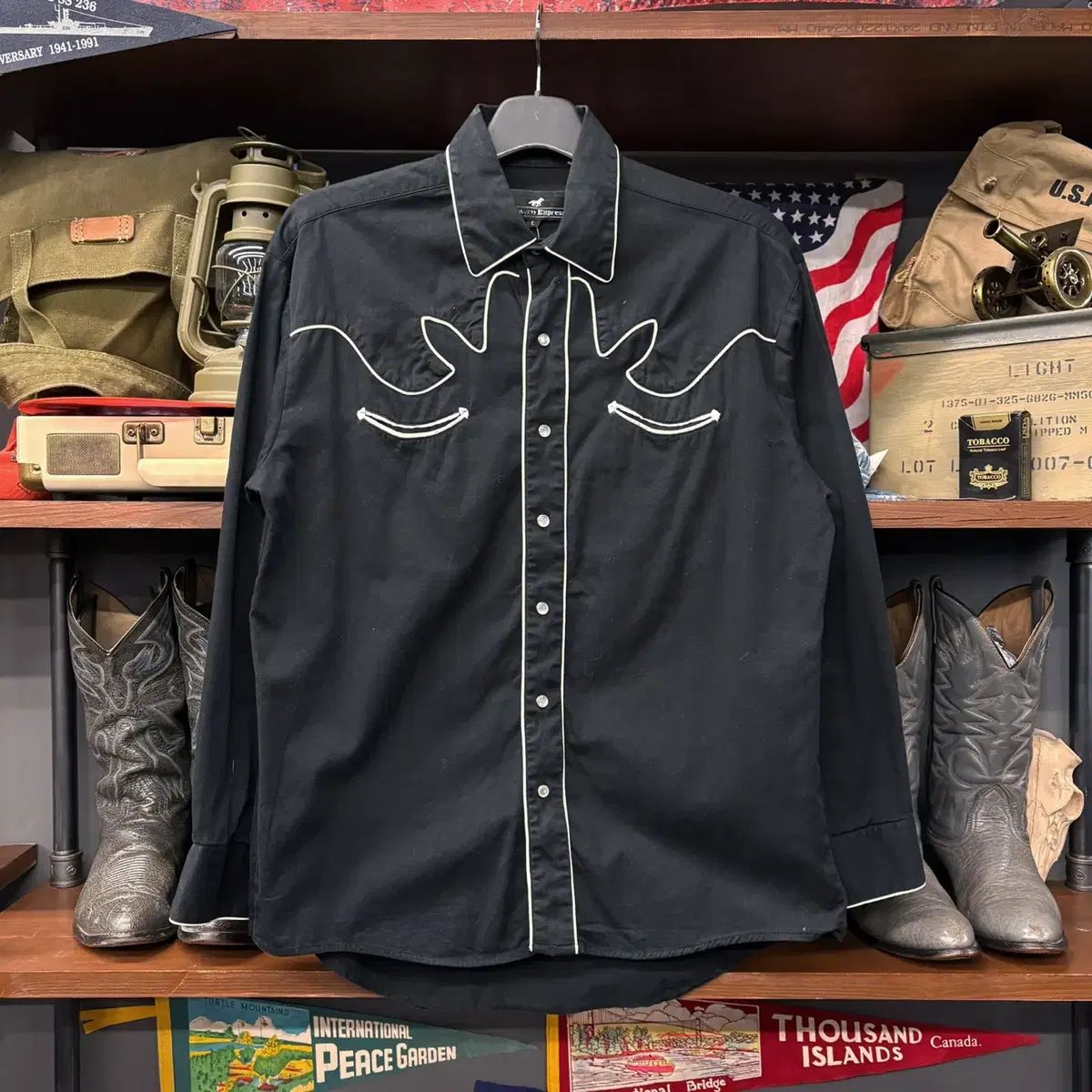 90s ウエスタン エクスプレス カウボーイ プラケット パイピング