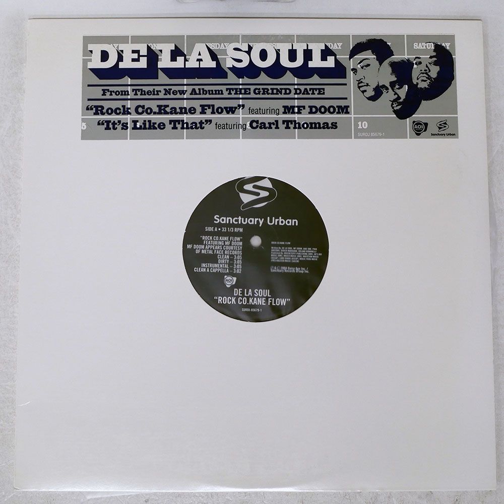 UK盤 DE LA SOUL/ROCK CO.KANE FLOW/SANCTUARY SURDJ856791 12 - メルカリ
