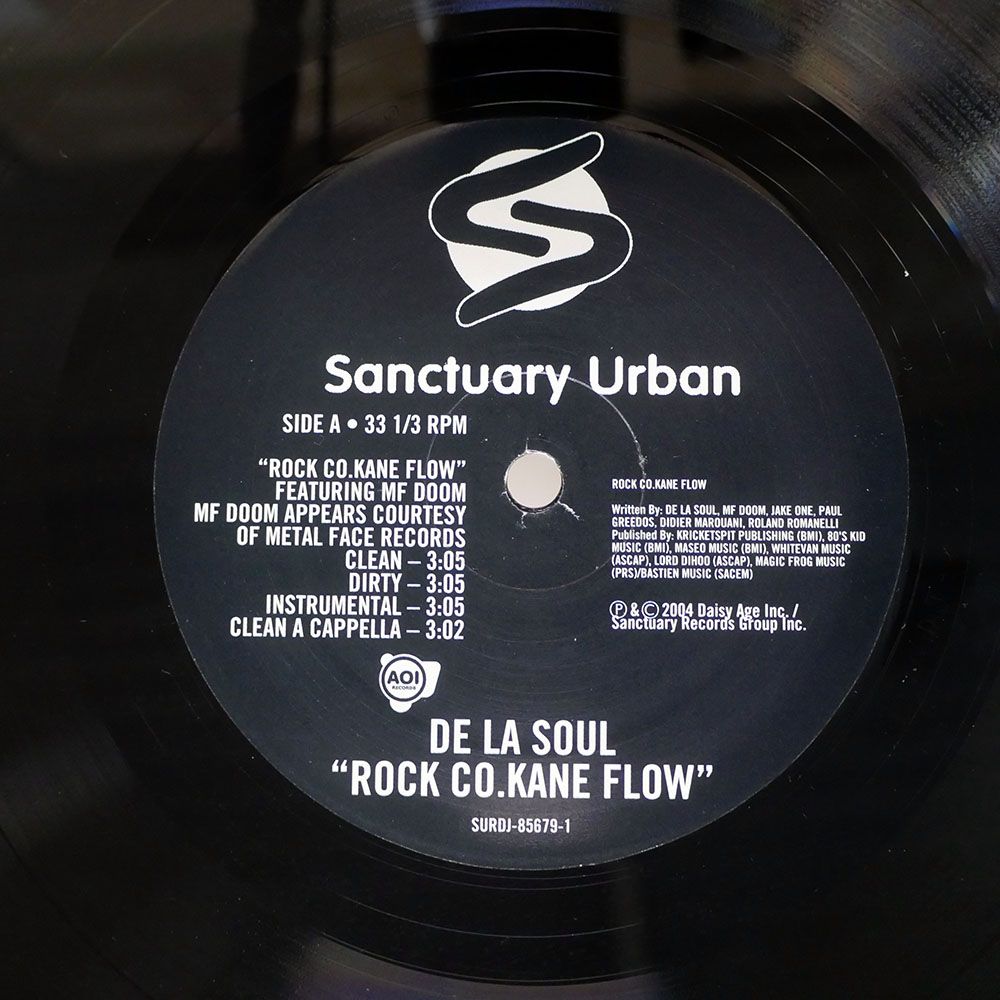 UK盤 DE LA SOUL/ROCK CO.KANE FLOW/SANCTUARY SURDJ856791 12 - メルカリ
