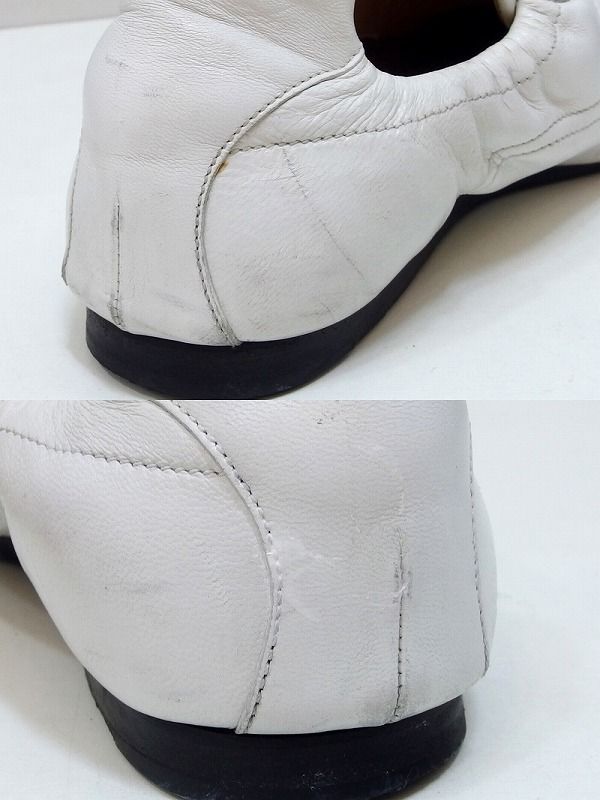 229732】HERMES エルメス クイック Hロゴ レザースニーカー 37 23.5