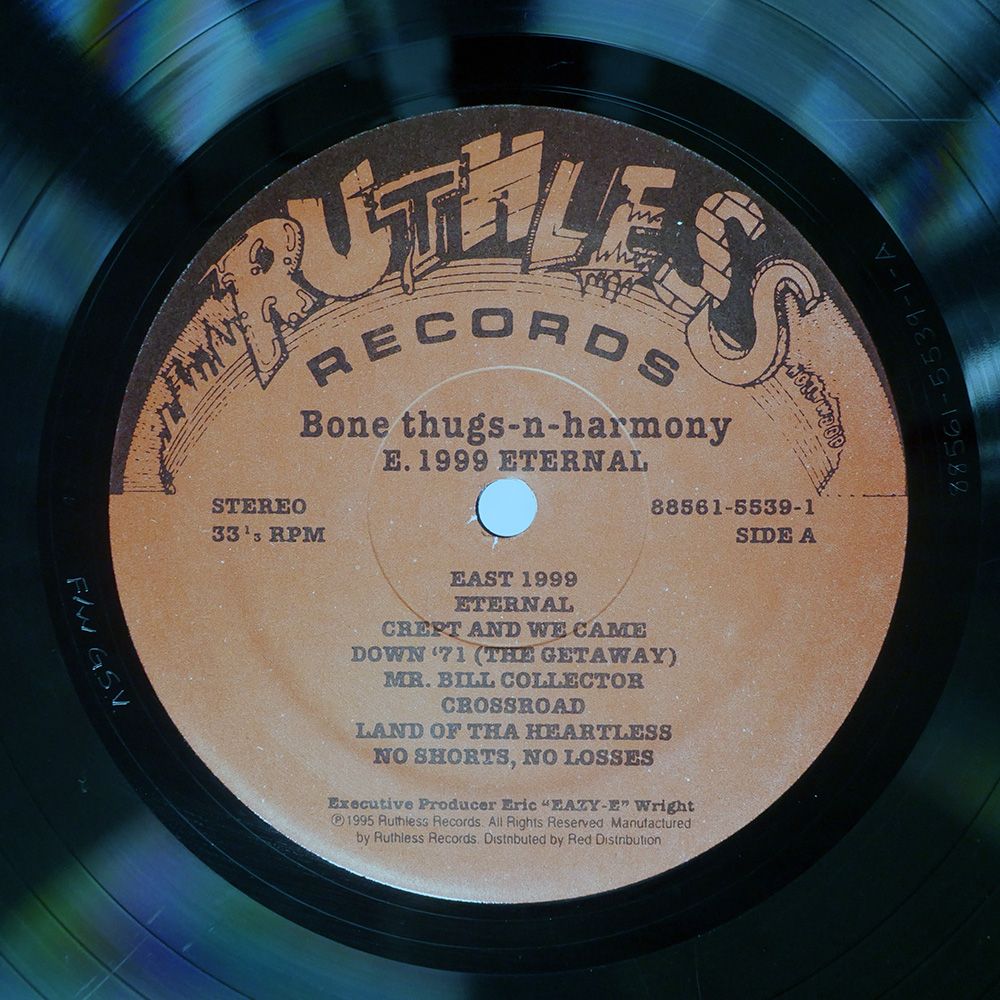 US盤 BONE THUGS-N-HARMONY/E. 1999 ETERNAL/RUTHLESS 8856155391 LP