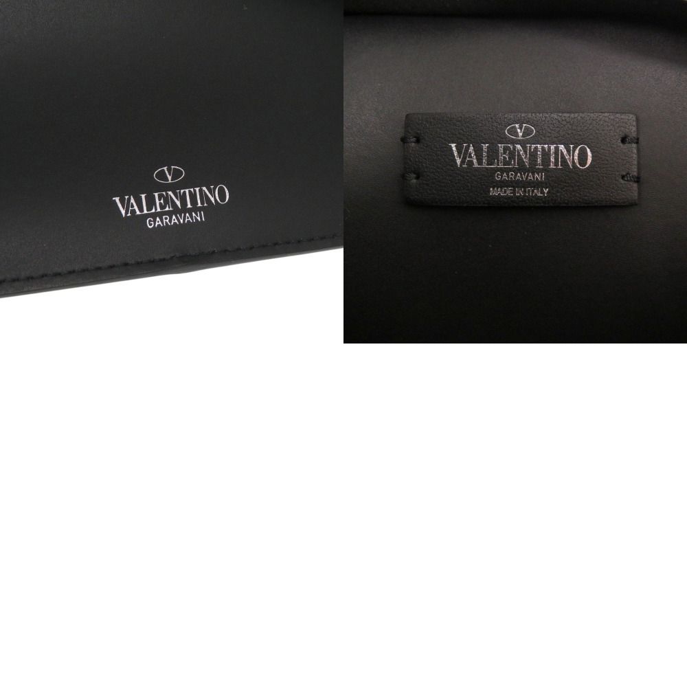 新品同様 ヴァレンティノ ガラヴァーニ VLTNロゴ ベルトバッグ レザー