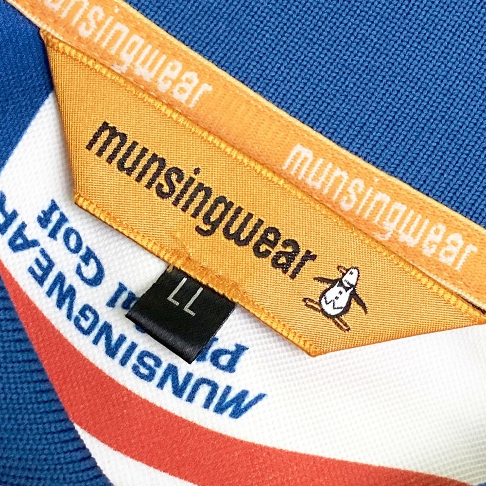 サイズ：LL MUNSING WEAR マンシングウェア 2024年モデル 半袖