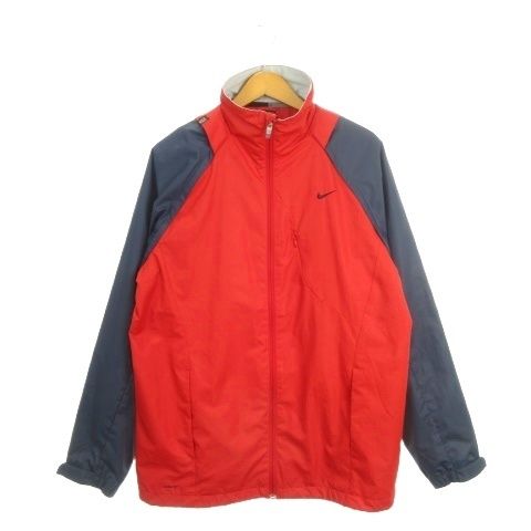 ナイキ NIKE ナイロンジャケット ベスト 2way スポーツウエア XL 赤