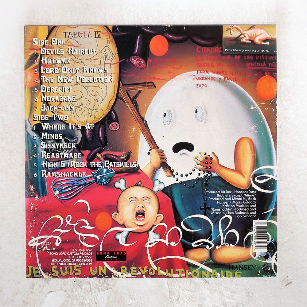 US盤 BECK|ODELAY|BONG LOAD BL 30 LP