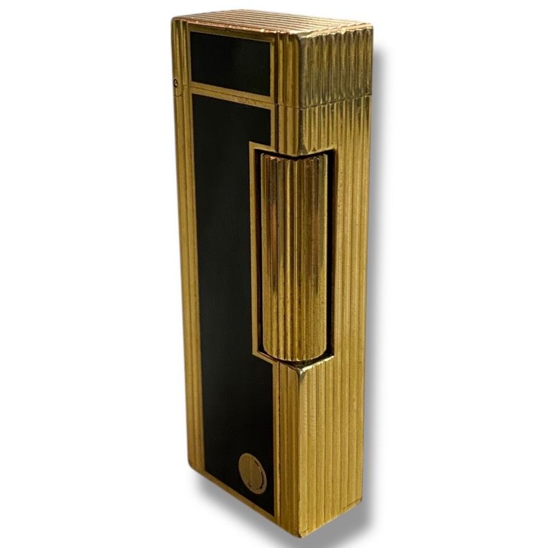 dunhill ダンヒル ガスライター ローラー式 ゴールドカラー 喫煙