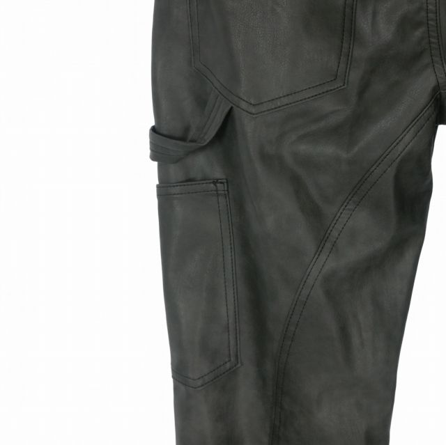 メルヴィンス MLVINCE FAUX LEATHER HOLSTER PANTS フェイクレザー