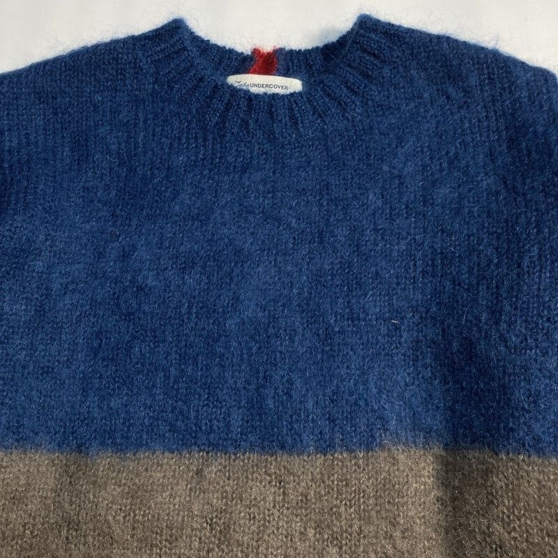 John UNDERCOVER☆archive☆panel mohair knit sweater☆モヘアニット