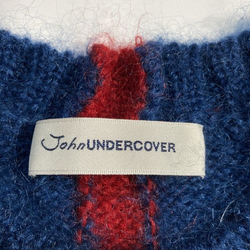 John UNDERCOVER☆archive☆panel mohair knit sweater☆モヘアニット