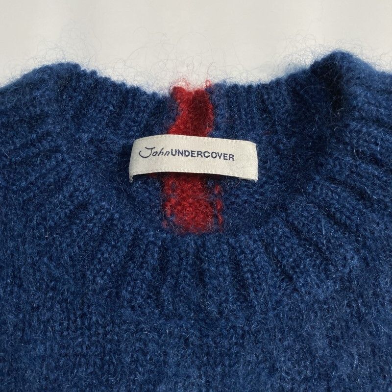 John UNDERCOVER☆archive☆panel mohair knit sweater☆モヘアニット