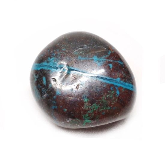 クリソコラ タンブル 26mm (18g) コンゴ産 珪孔雀石 コレクション