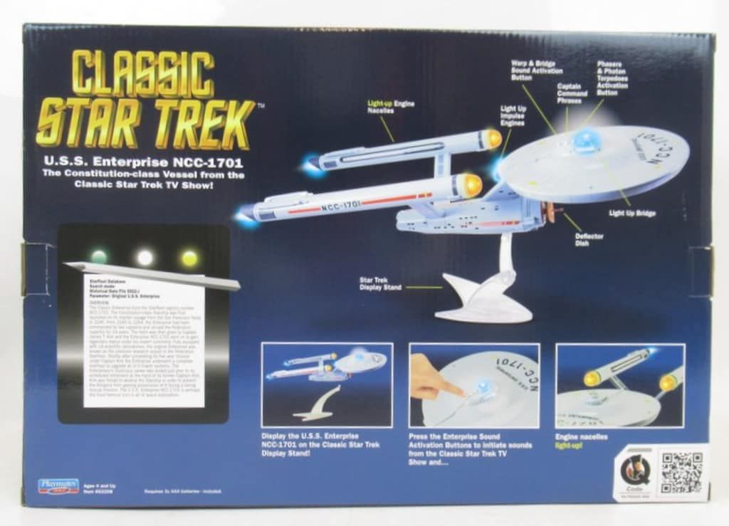 PLAYMATES CLASSIC STAR TREK USS ENTERPRISE NCC-1701 - メルカリ
