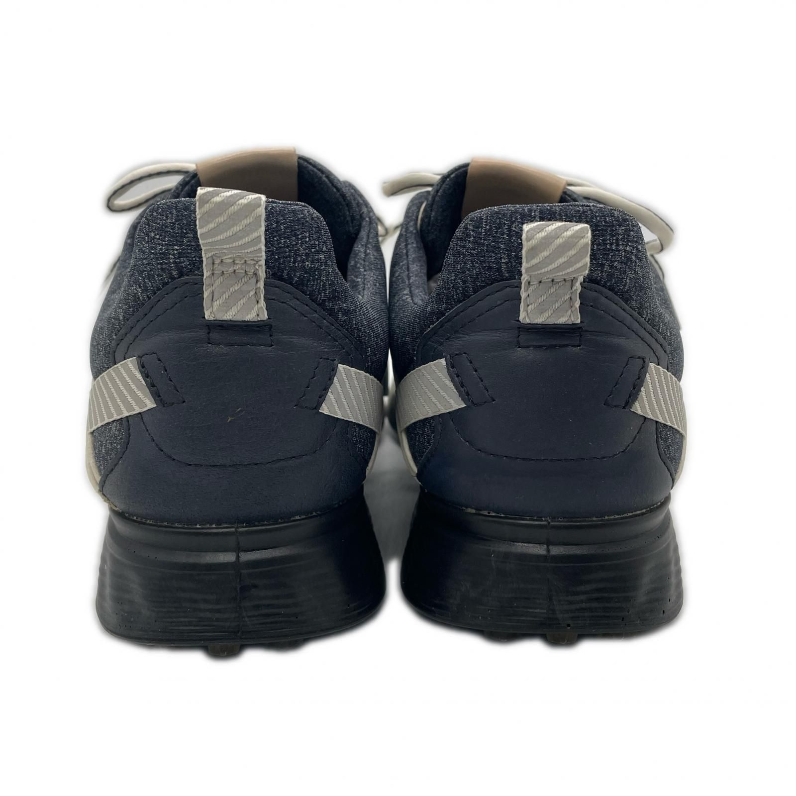 中古 エコー ecco ゴルフシューズ 26cm ホワイト系 S-THREE スパイク