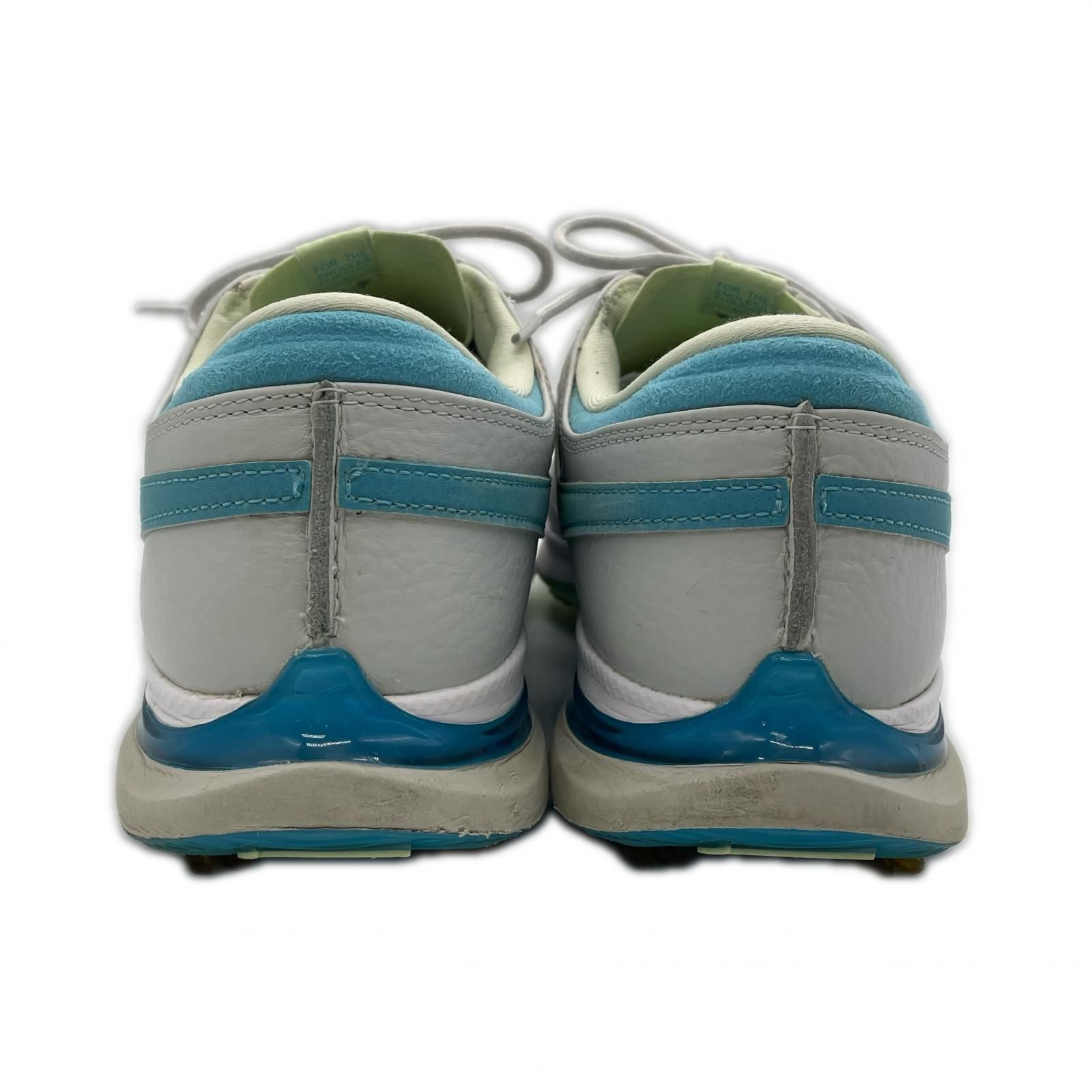 中古 ナイキ NIKE ゴルフシューズ 27.5cm ホワイト×ブルー エア ズーム