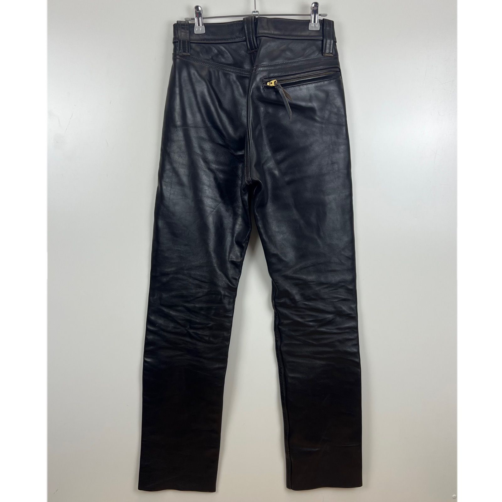 The REAL McCOY'S STEEPLECHASE horsehide leather pants 29 リアル