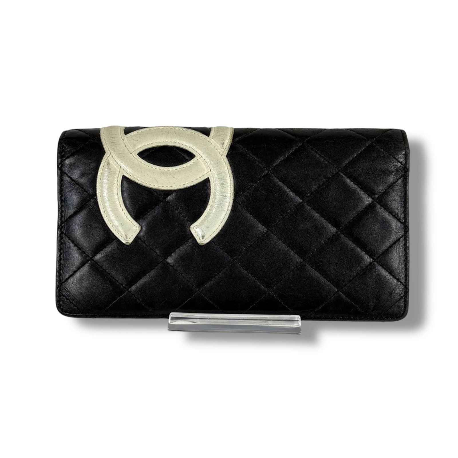 シャネル CHANEL カンボンライン ロングウォレット 二つ折り 長財布