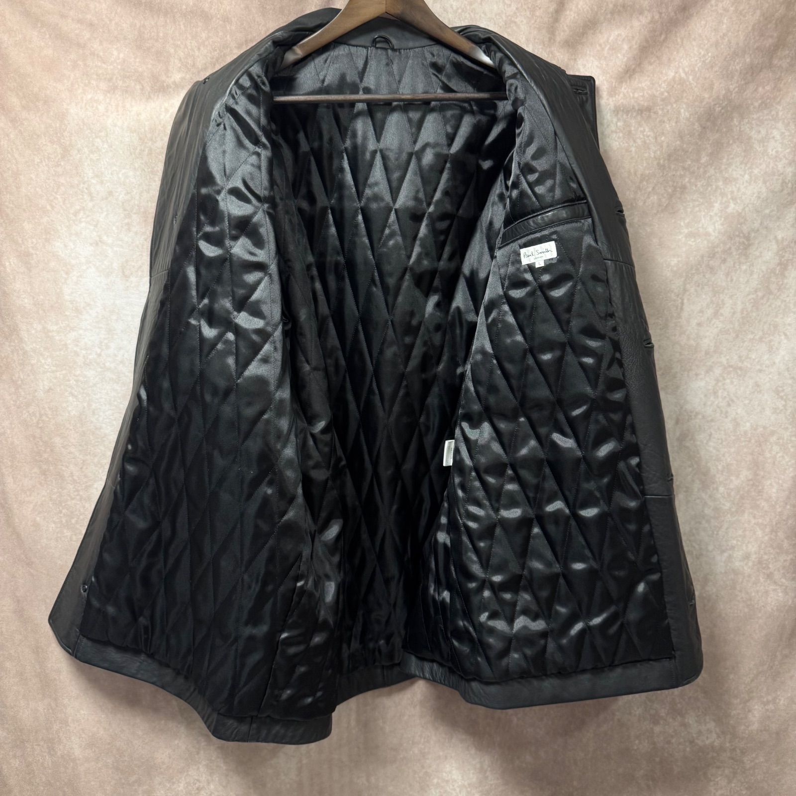 Paul Smith LONDON レザージャケット 黒 90s ビンテージ L相当 