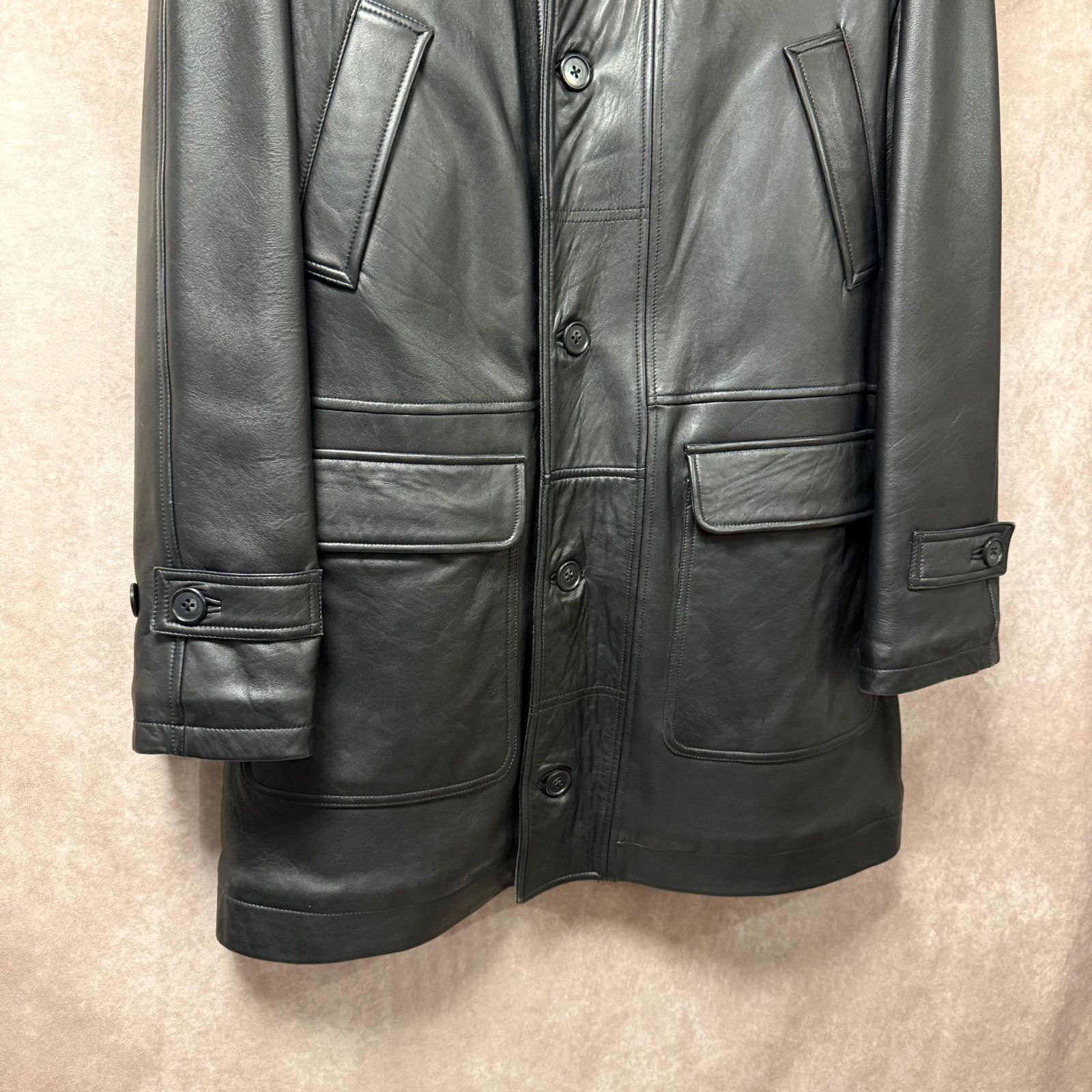 Paul Smith LONDON レザージャケット 黒 90s ビンテージ L相当 