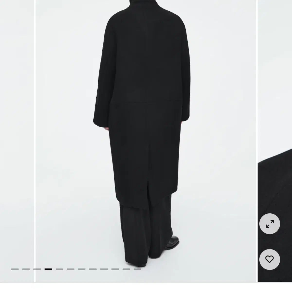 COS オーバーサイズド ダブルブレスト ウールコート xxs - メルカリ