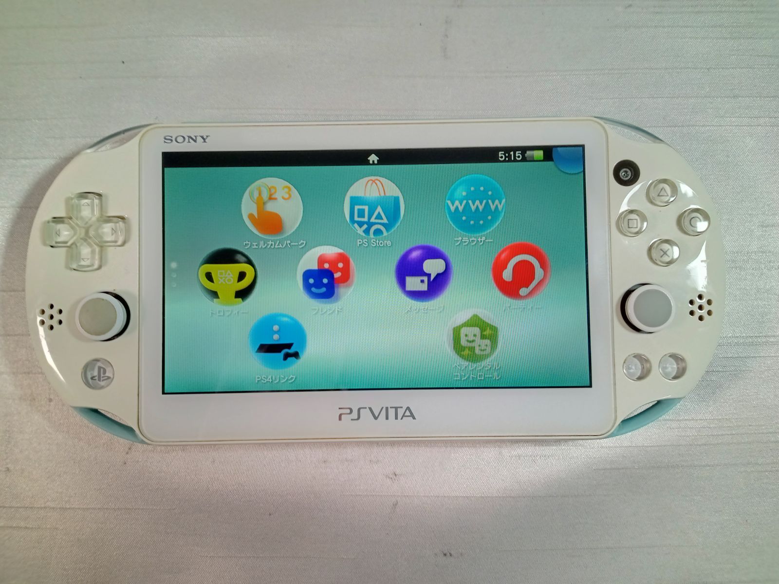 1円】PSVITA 本体 ライトブルー/ホワイト SONY PlayStation VITA PCH 