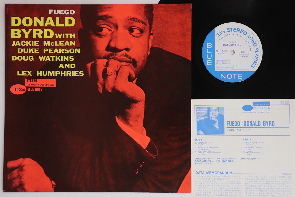 LP Donald Byrd Fuego BNJ71012 BLUE NOTE /00260 - メルカリ