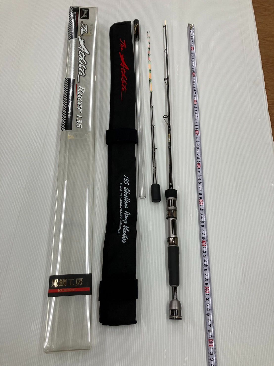 黒鯛工房 カセ筏師アスリート レーサー135 中古美品(12)筏釣り カセ