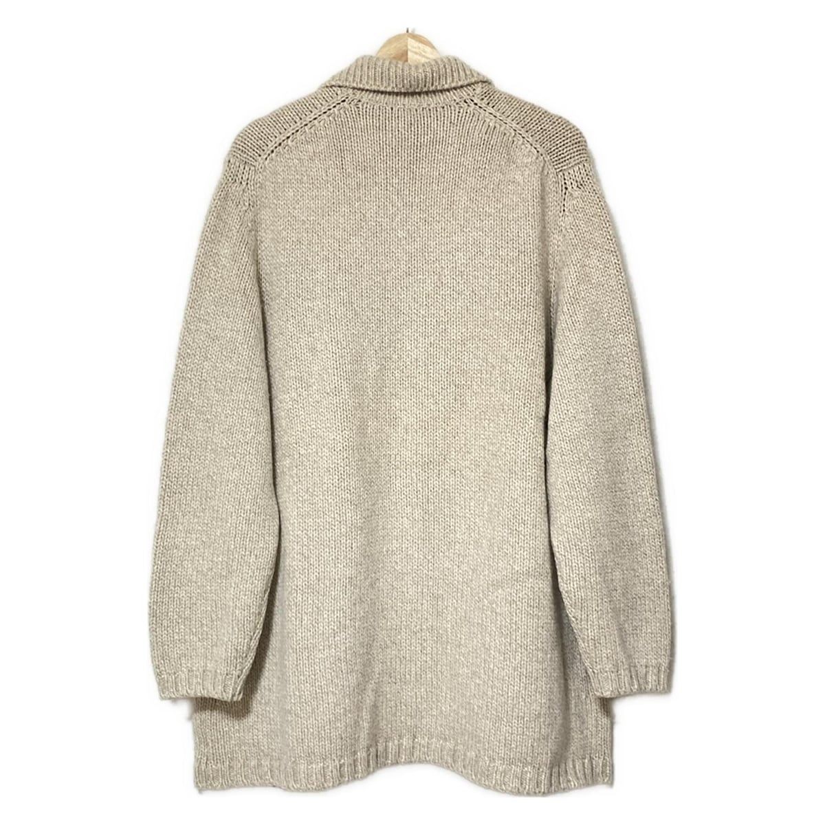 AGNONA(アニオナ) カーディガン サイズ44 L レディース - ベージュ