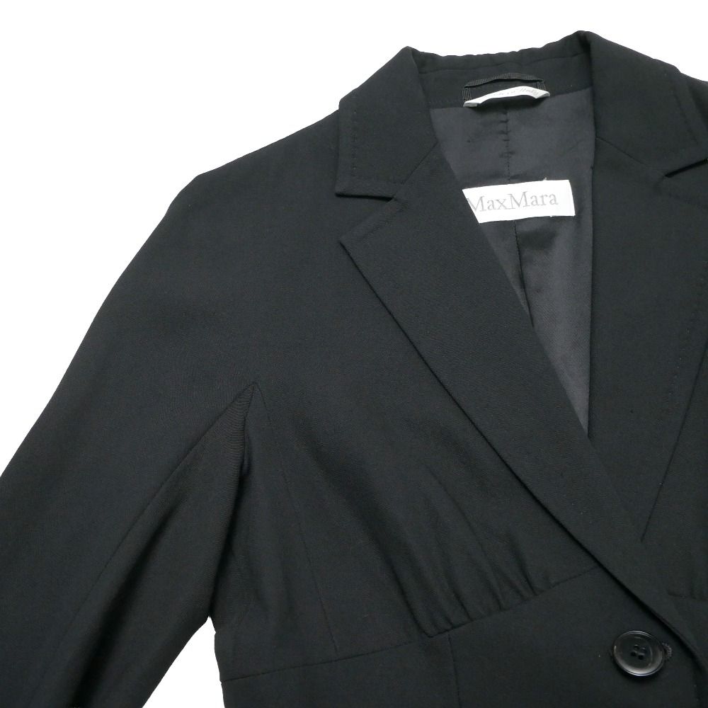 MAX MARA マックスマーラ テーラードジャケット サイズ36 ギャザー