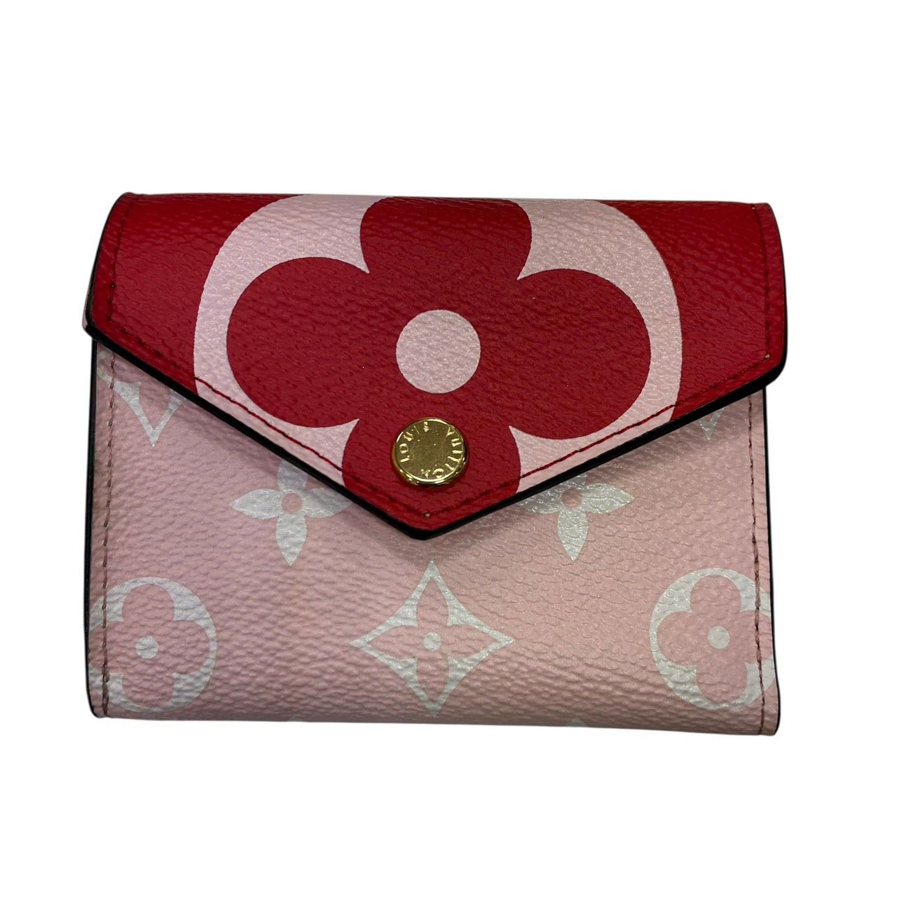 美品 ルイヴィトン 三つ折り財布 モノグラム ジャイアント