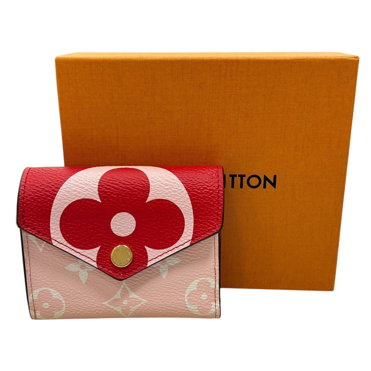 美品 ルイヴィトン 三つ折り財布 モノグラム ジャイアント