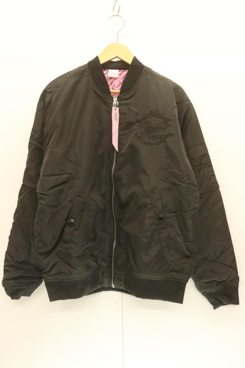 田村ゆかり トリコロール バースデー ライブ 上着 2018 黒 L MA-1 中古】 ブランド不明 メンズブルゾン L 田村ゆかり BIRTHDAY LIVE 2018