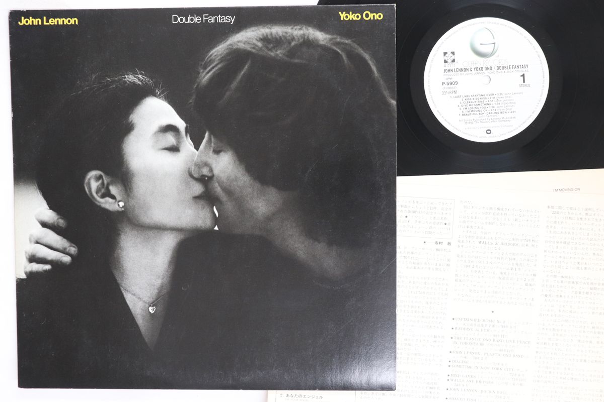 LP John Lennon, Yoko Ono Double Fantasy P5909 GEFFEN /00260 - メルカリ