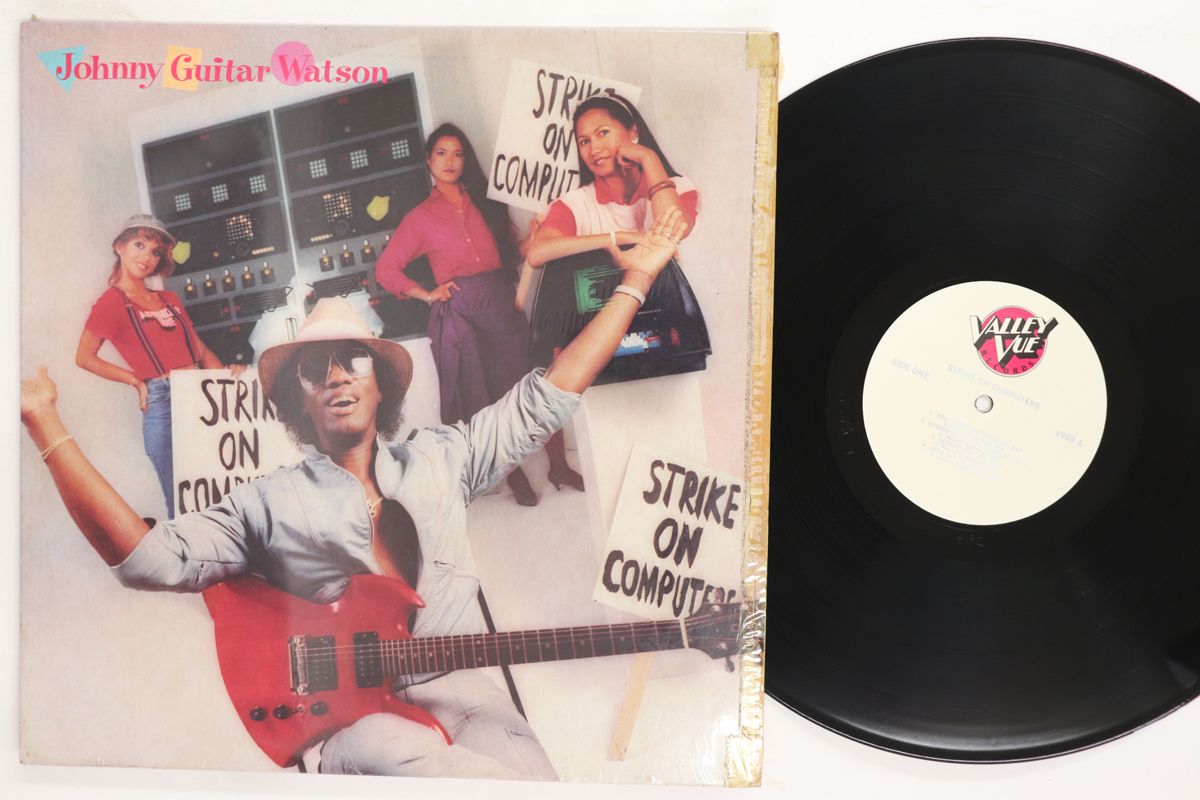 LP Johnny Guitar Watson Strike On Computers VV69 Valley Vue