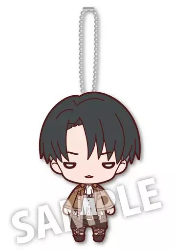 ぬいぐるみマスコット ぬいぐるみバッジ リヴァイ にとたん ボールチェーン付ぬいぐるみ 進撃の巨人