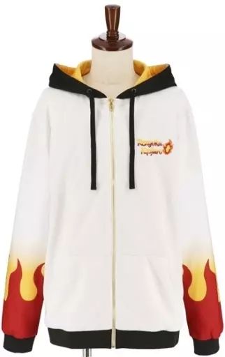 衣類 煉獄杏寿郎 イメージパーカー ホワイト Mサイズ 鬼滅の刃