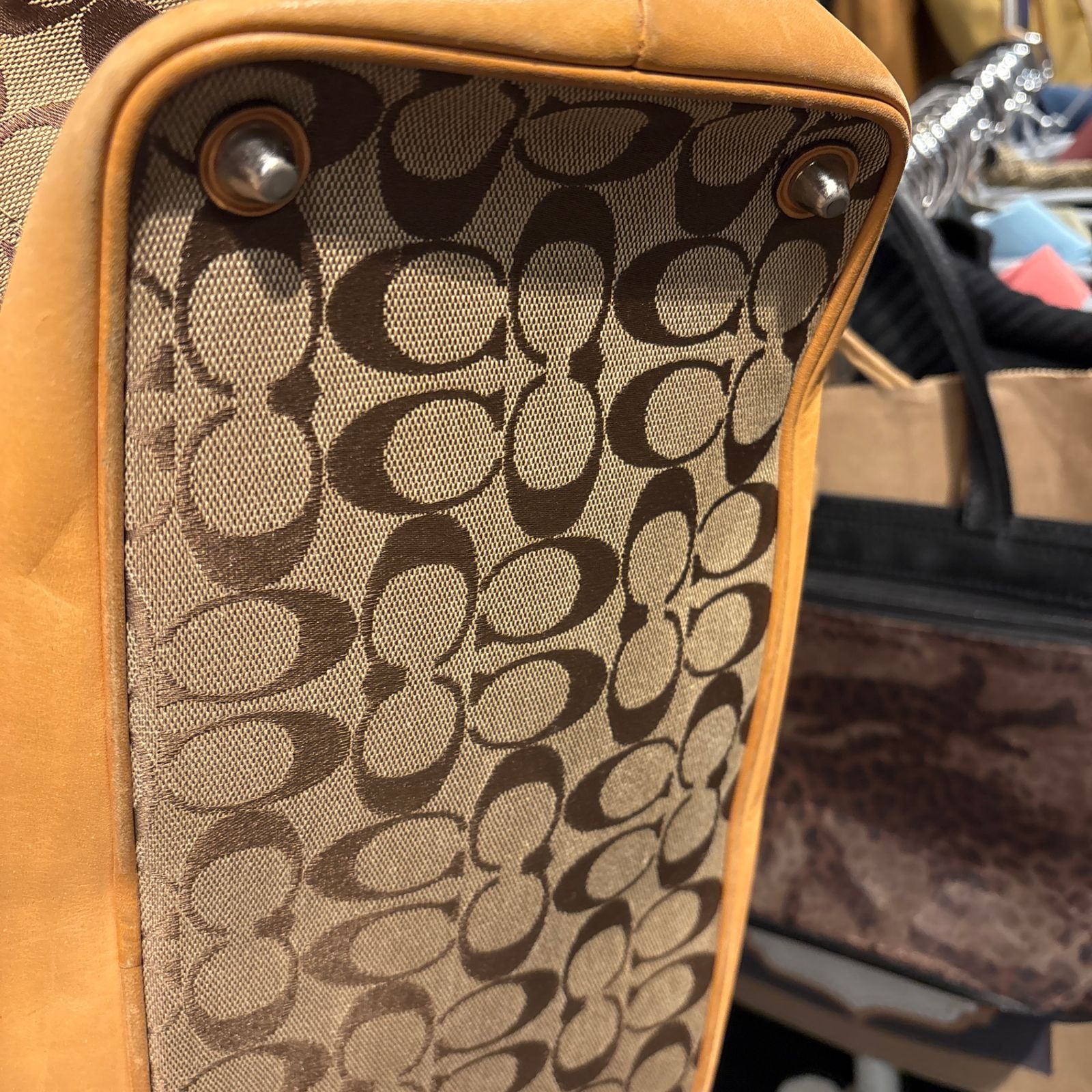 COACH モノグラム バッグ トート BAG monogram お呼ばれ デート 