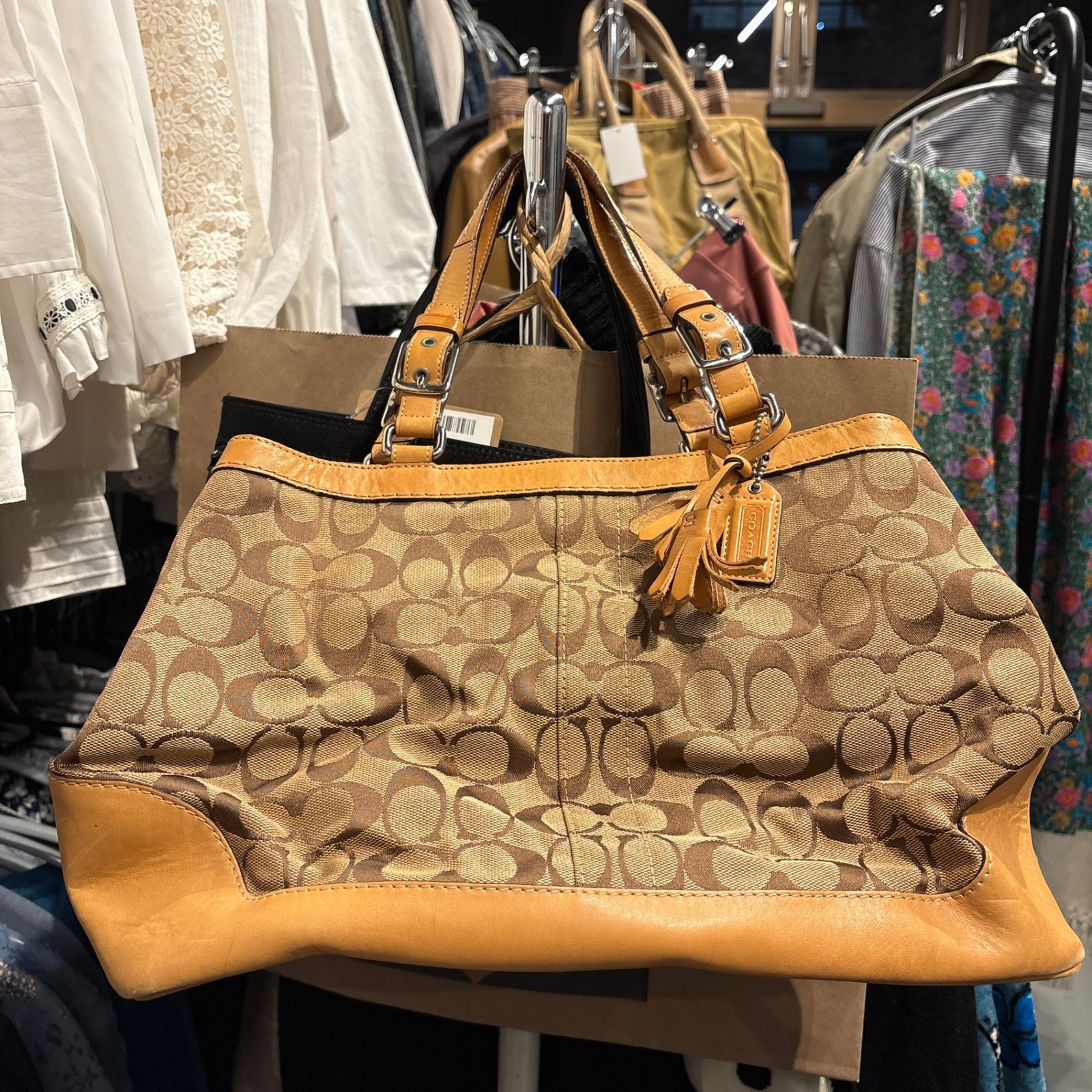 COACH モノグラム バッグ トート BAG monogram お呼ばれ デート 