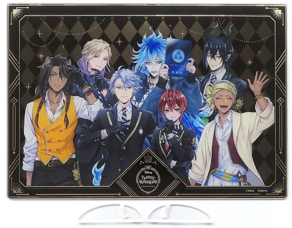 アクリルスタンド アクリルパネル 集合 アクリルボード ディズニー ツイステッドワンダーランド 4周年記念グッズ